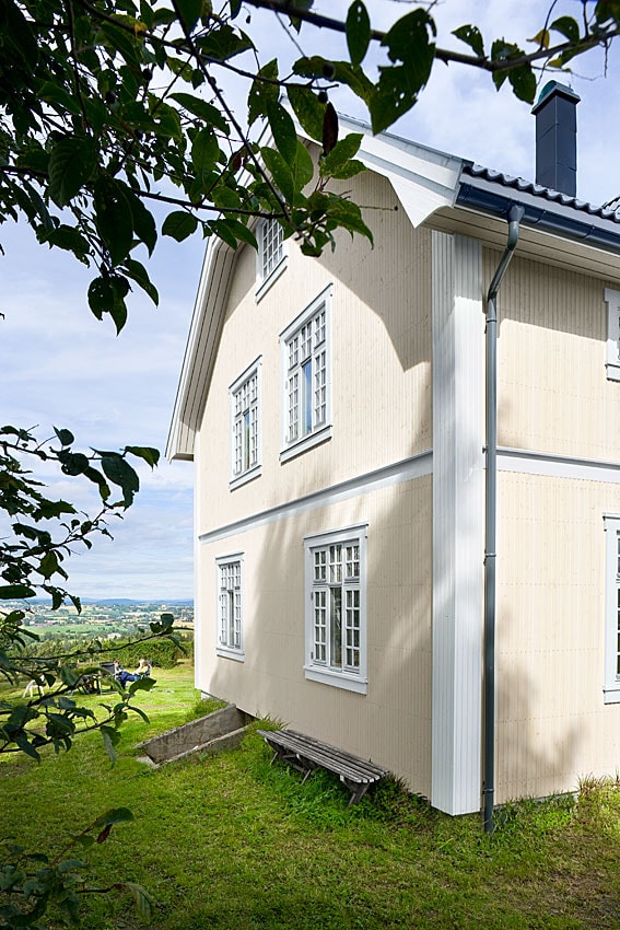 Kolbu Toten bygning i Norge beklædt i Superwood træfacade